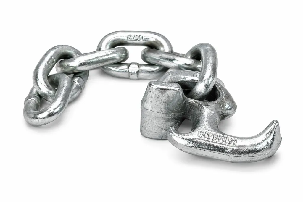 GM "R" Hook w/5/16" Chain (Silver)