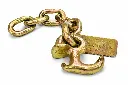 GM "R" Hook w/3/8" Chain (Gold)