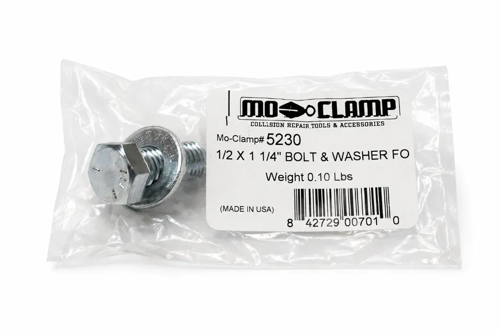 1/2 X 1 1/4" Bolt & Washer