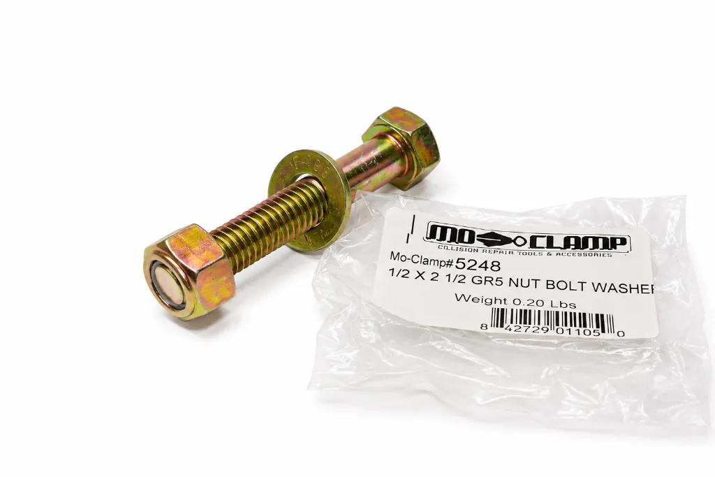1/2 X 2 1/2 GR5 Nut Bolt Washer